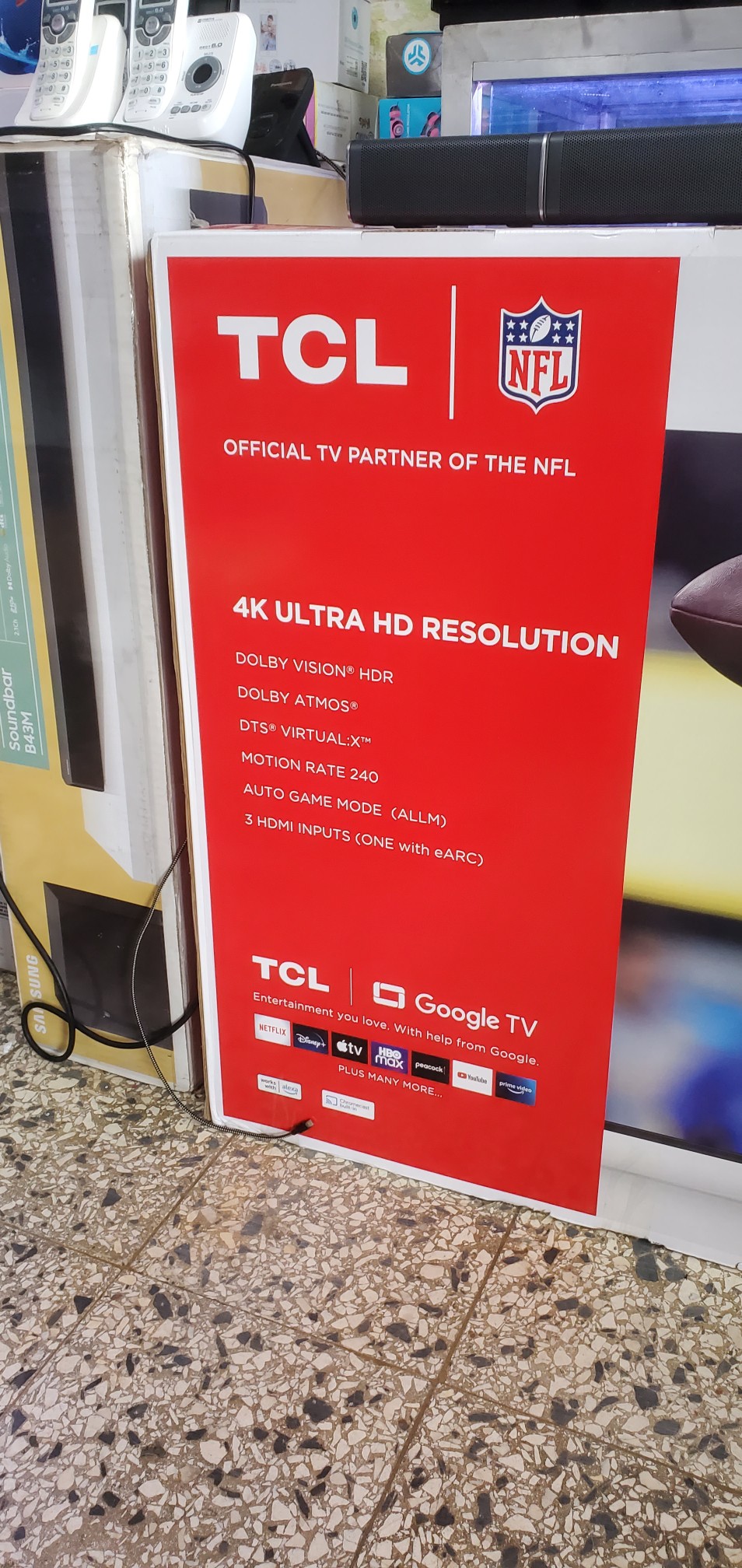 tv - Televisor Smart tv tcl Google androidtv 55 pulgadas 4k led 1