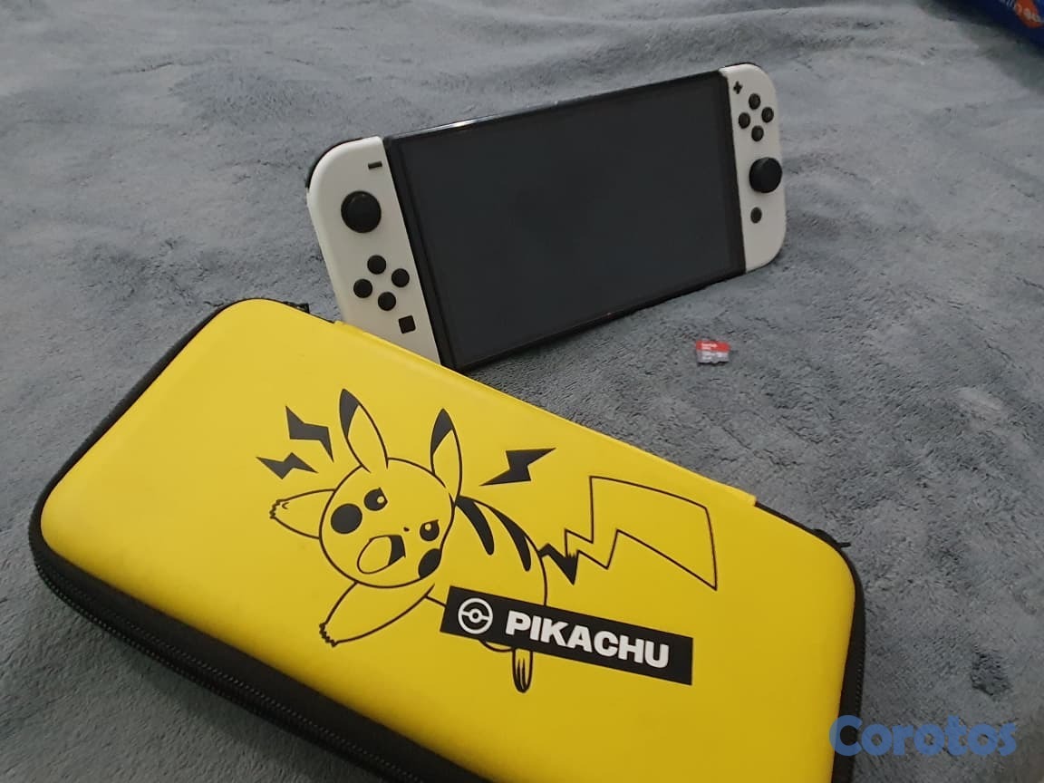 consolas y videojuegos - Nintendo Switch Oled y Protector 5