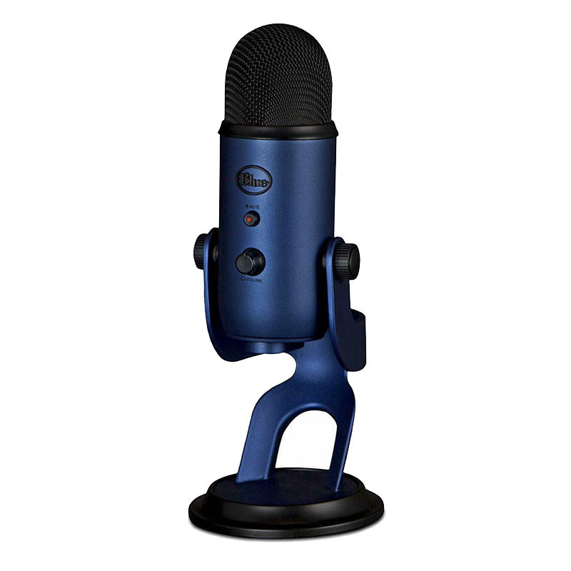 camaras y audio - Blue Yeti Microfono USB de Estudio para Podcast Youtube Videojuegos y Streaming 2