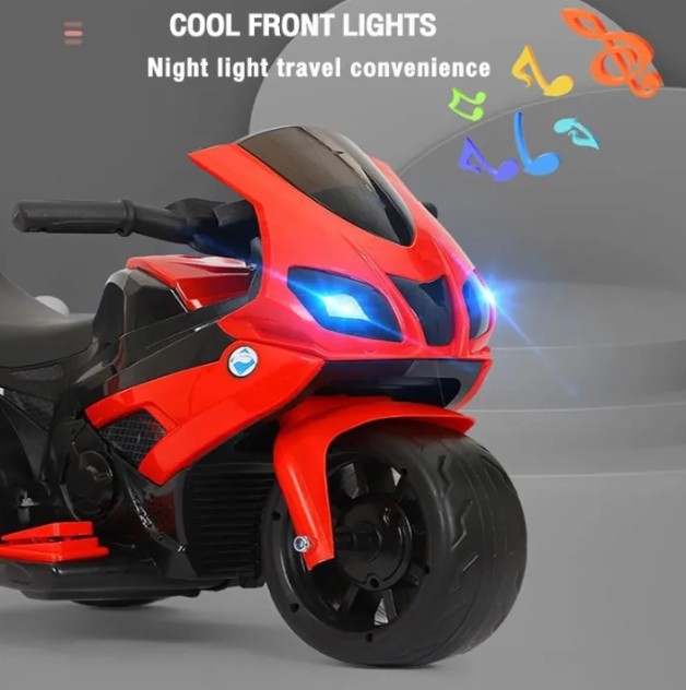 juguetes - Motorcito eléctrico para niños de tres ruedas recargable, motor moto 4