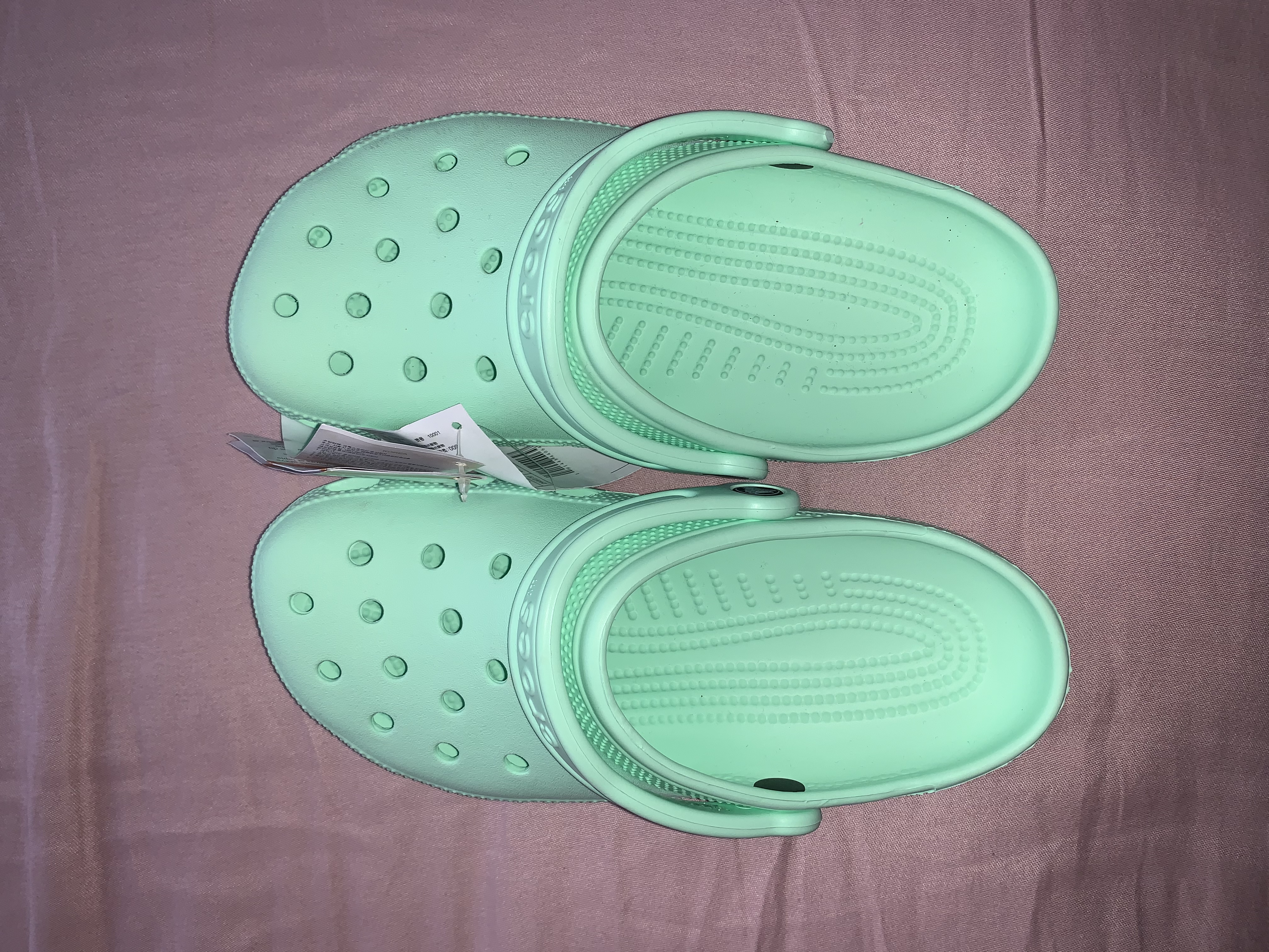 zapatos unisex - Crocs color azul turquesa/verde