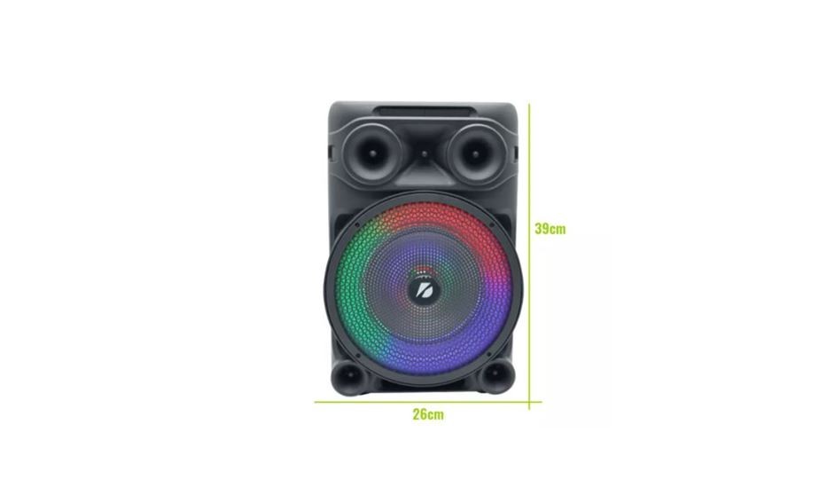 otros electronicos - Bocina portatil de 8 pulgadas con microfono KTS-1566 3