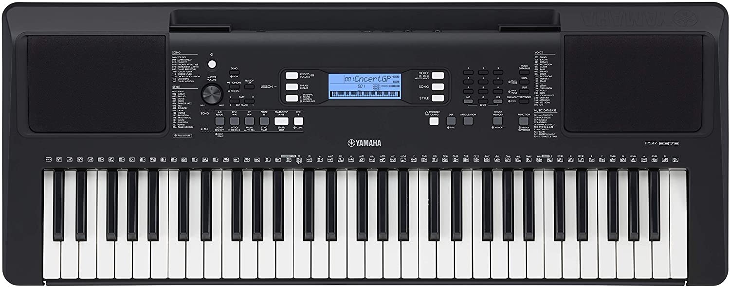 instrumentos musicales - Piano Yamaha PSR-E373 Con Fuente Yamaha Nuevo De Caja