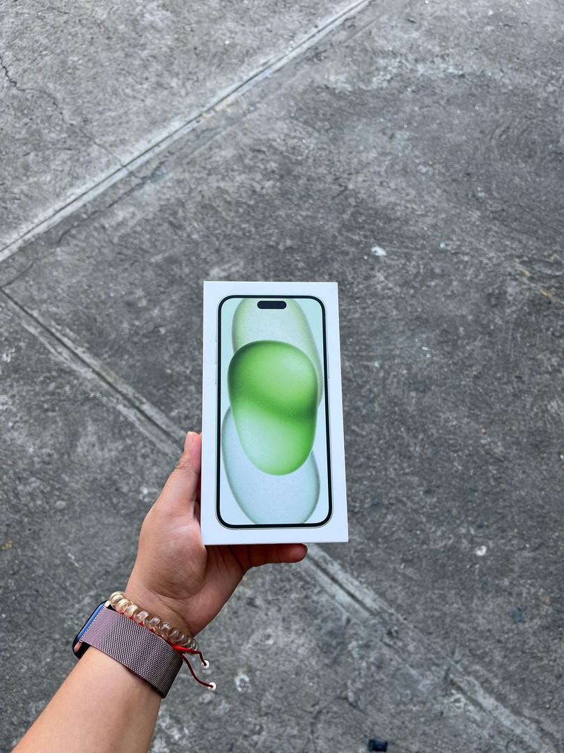 celulares y tabletas - iPhone 15 Plus E-SIM Green 256gb FACTORY SELLADO  