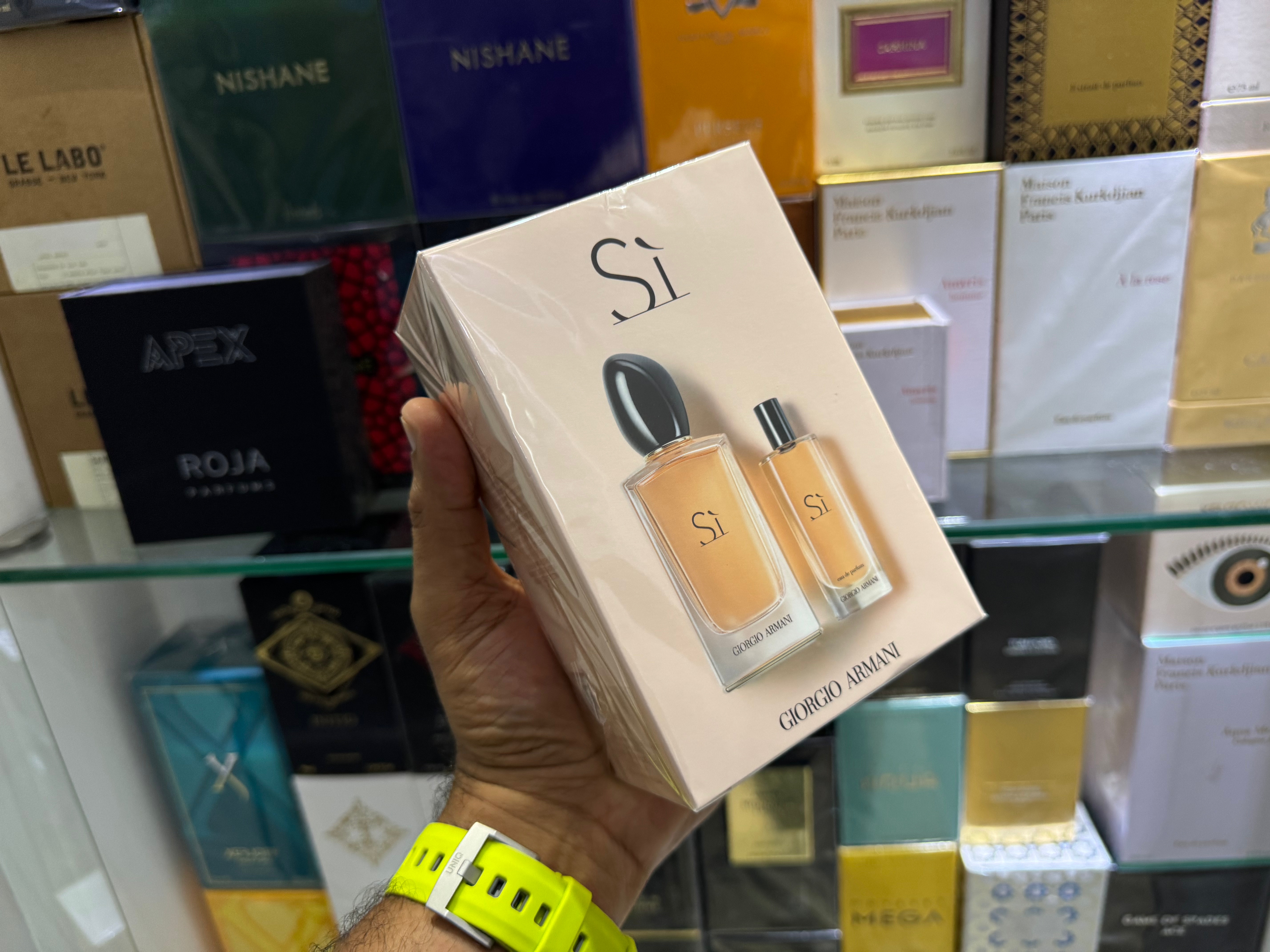 joyas, relojes y accesorios - Set Perfume Giorgio Armani Sì 100ML Nuevo 10,500 1