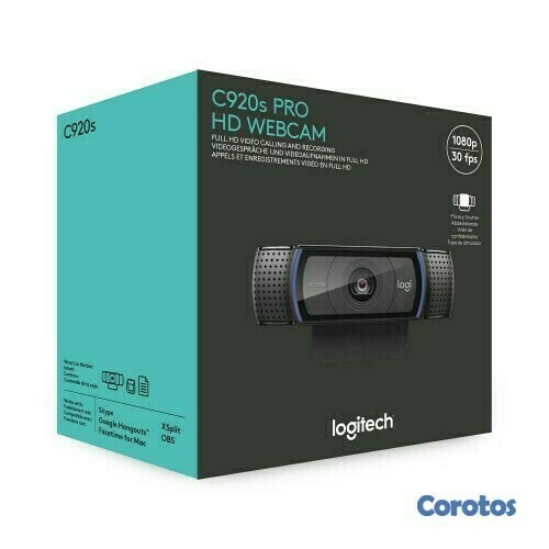 computadoras y laptops - CAMARA WEB LOGITECH HD PRO C920S, 2 MP, 1080P, VIDEO CALLING  3