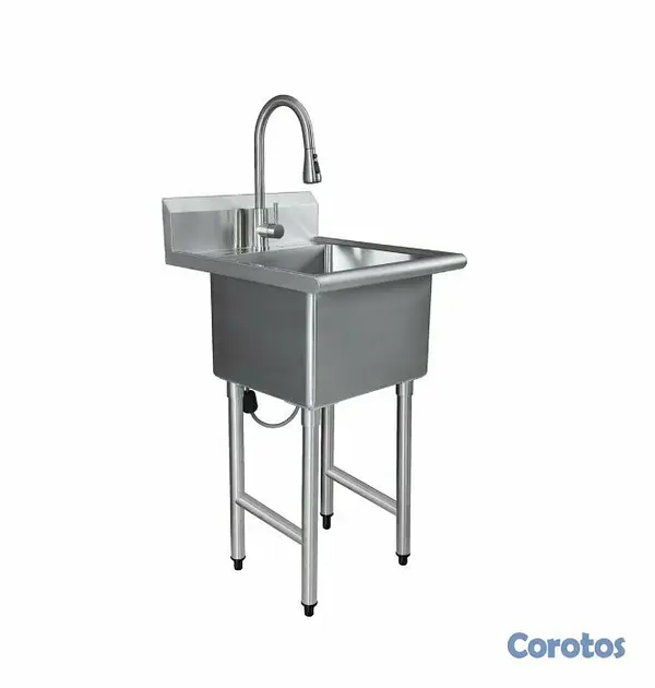 cocina - Fregadero de Acero Inoxidable con Grifo 2