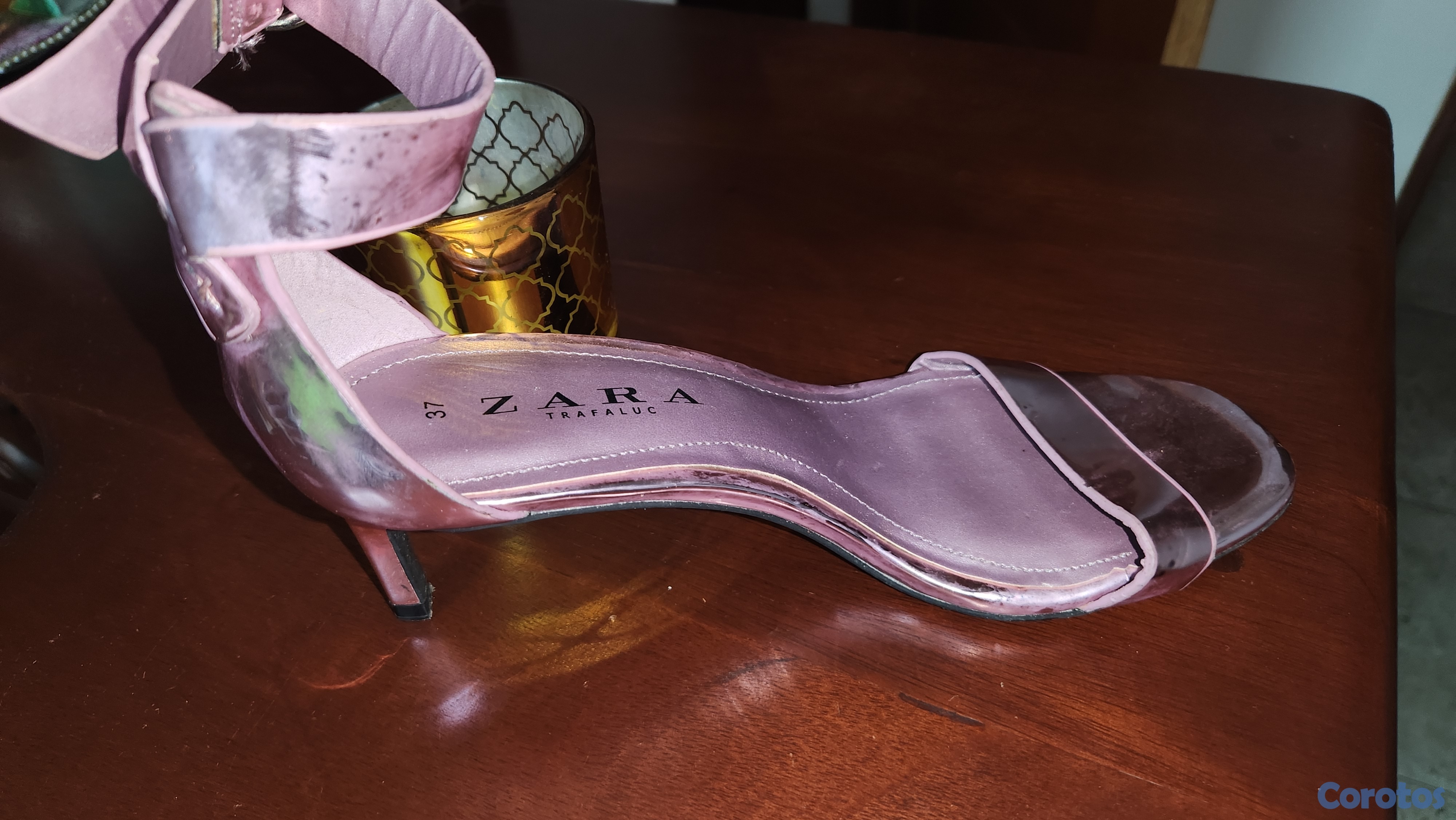 zapatos para mujer - ZAPATILLA ROSADA METÁLICA  1