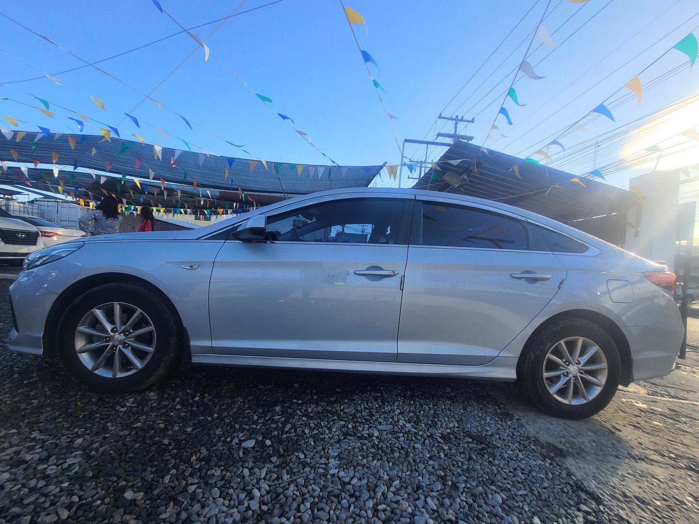 carros - HYUNDAI SONATA NEW RISE 2018 GRIS 2