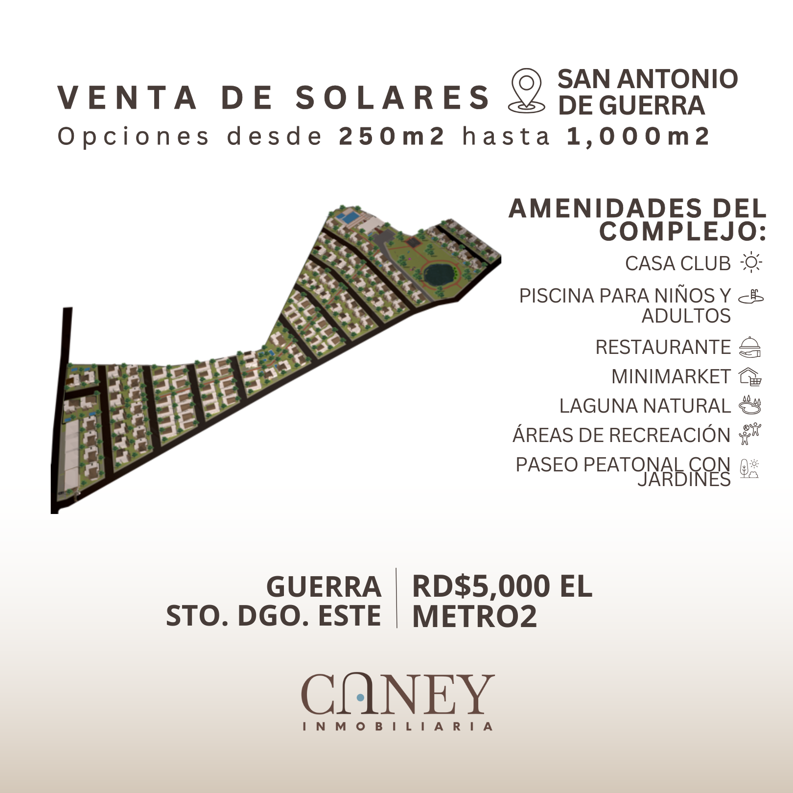 solares y terrenos - VENTA DE SOLARES EN GUERRA SANTO DOMINGO ESTE 0