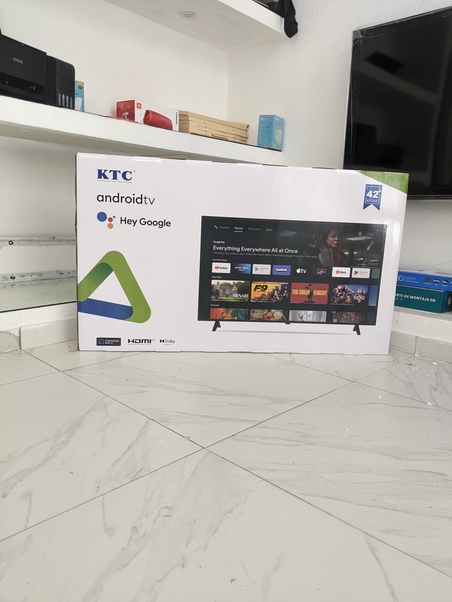 tv - Tv KTC 42 android Smart TV Bluetooth FHD 1 año de garantía somos tienda física