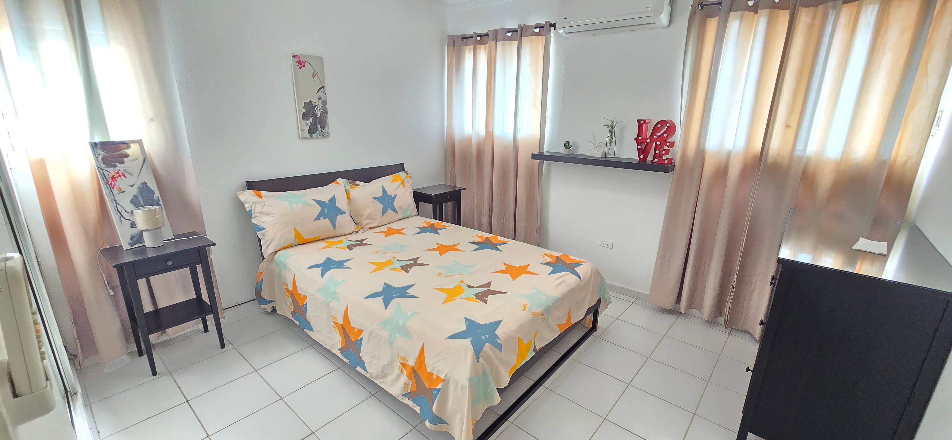 apartamentos - RENTO 3ER PISO AMUEBLADO ATRAS DE UNION MEDICA SANTIAGO  3