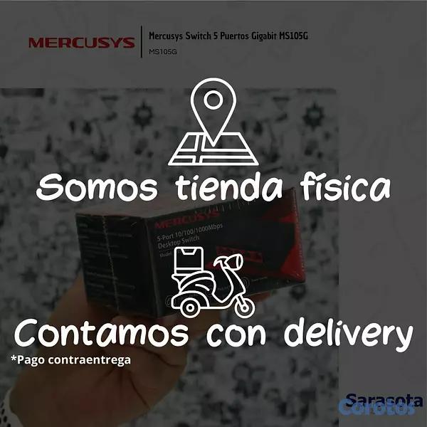 accesorios para electronica - Mercusys Switch 5 Puertos Gigabit MS105G 4