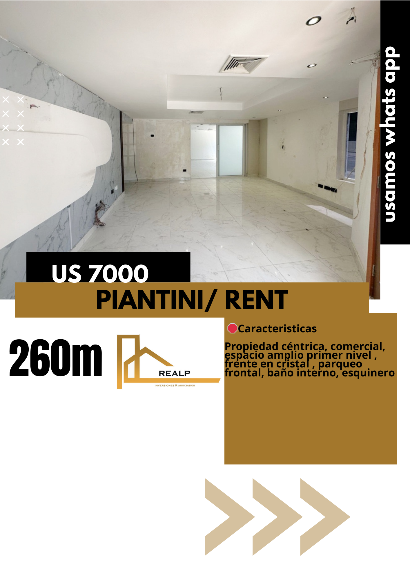 oficinas y locales comerciales - Local primer nivel Piantini