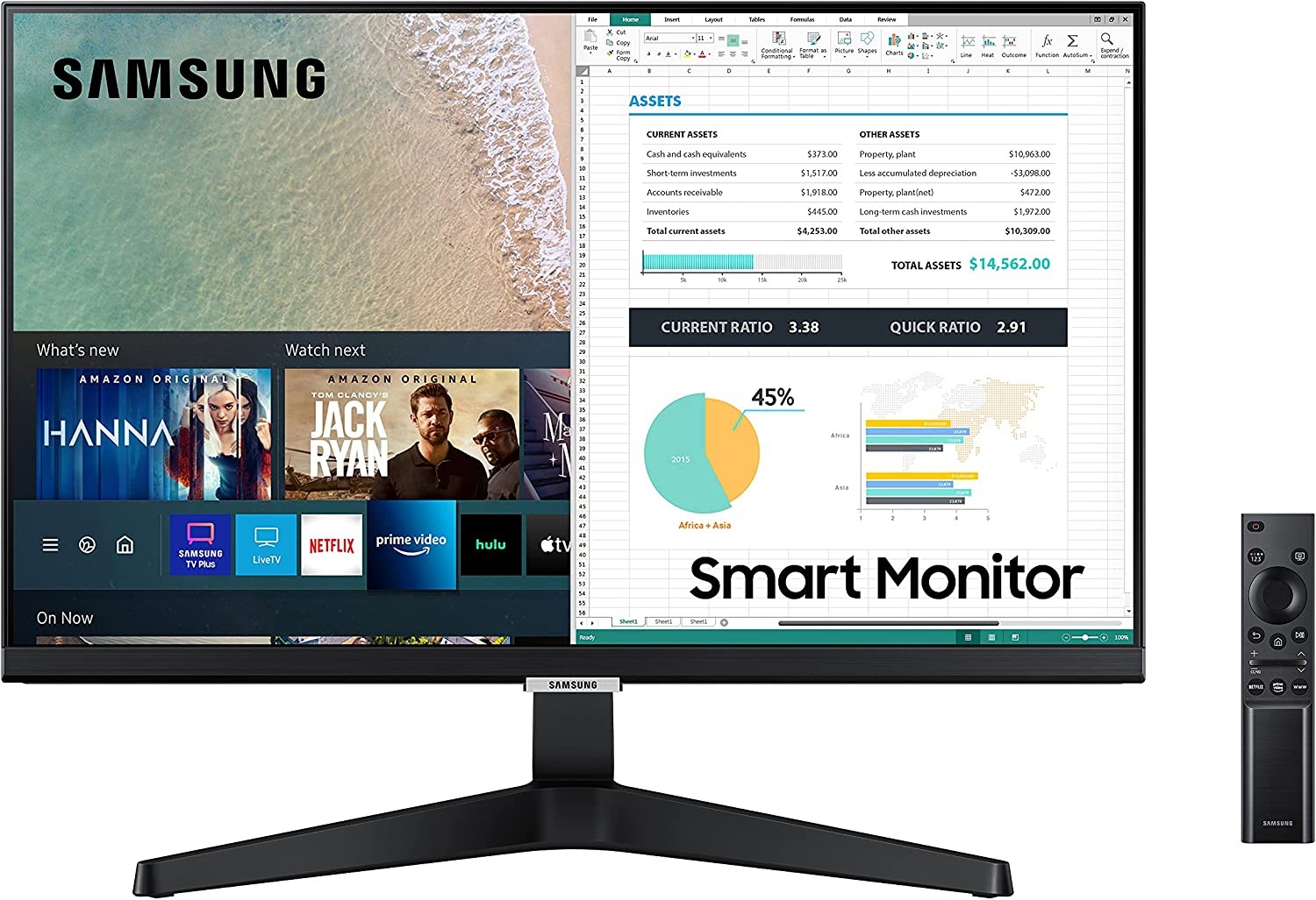 computadoras y laptops - SAMSUNG M5 Series - Monitor inteligente FHD