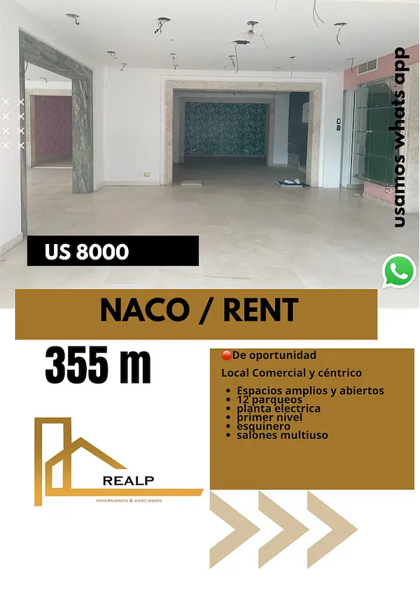 oficinas y locales comerciales - Local esquinero en Naco 1