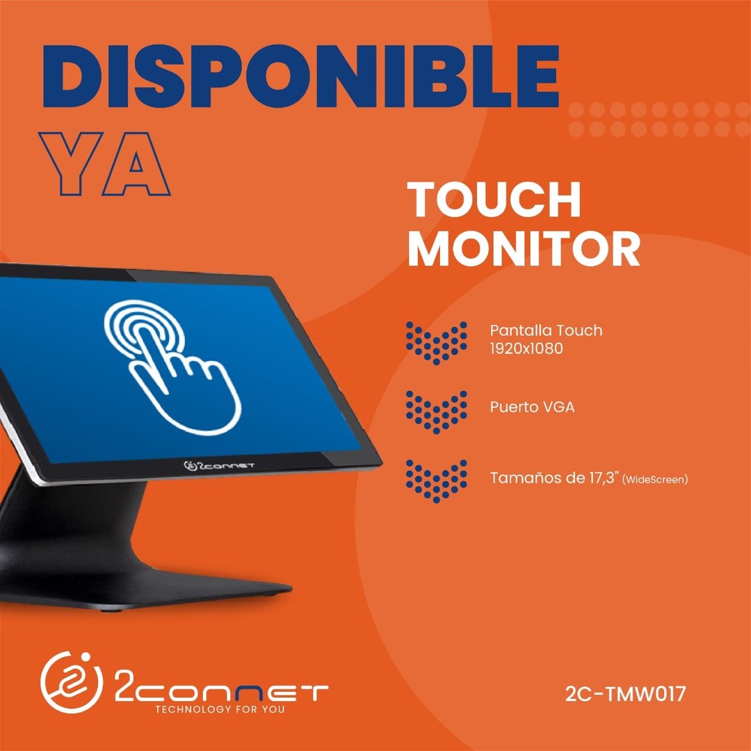 computadoras y laptops - Monitor Touch 2C-TMW017 17.3 pulgadas  Inch WIDE Screen 
