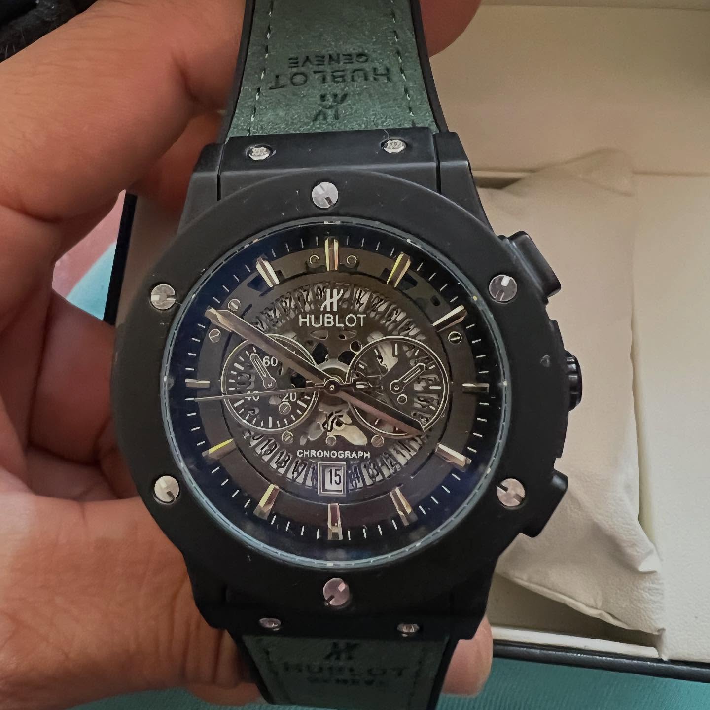 joyas, relojes y accesorios - Reloj  de Hombre cuarzo Pulsera silicona fechero 3
