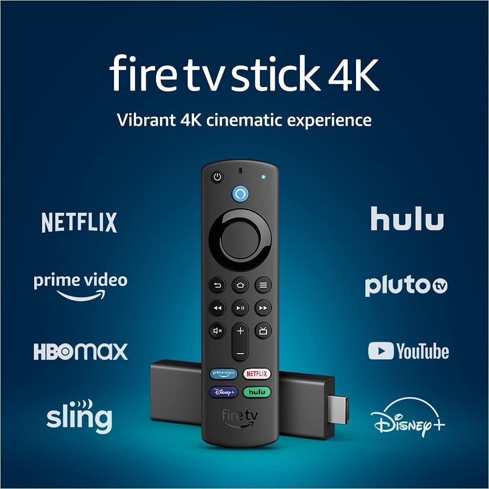 Fire TV Stick  4K con Alexa Voice Remote, reproductor multimedia.