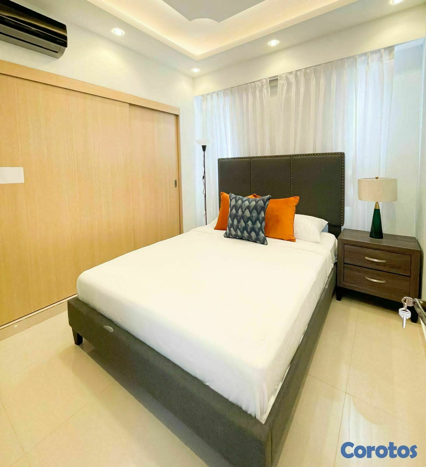 apartamentos - Alquilo en Torre Apto Amueblado de 2 Habs PD264 4