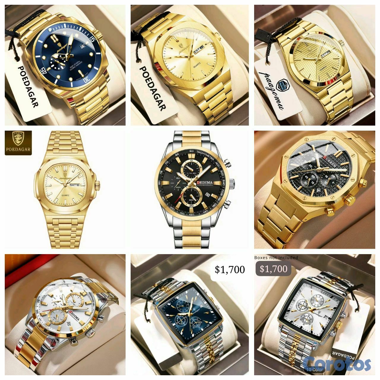 joyas, relojes y accesorios - Relojes curren y Poedagar Originales  2