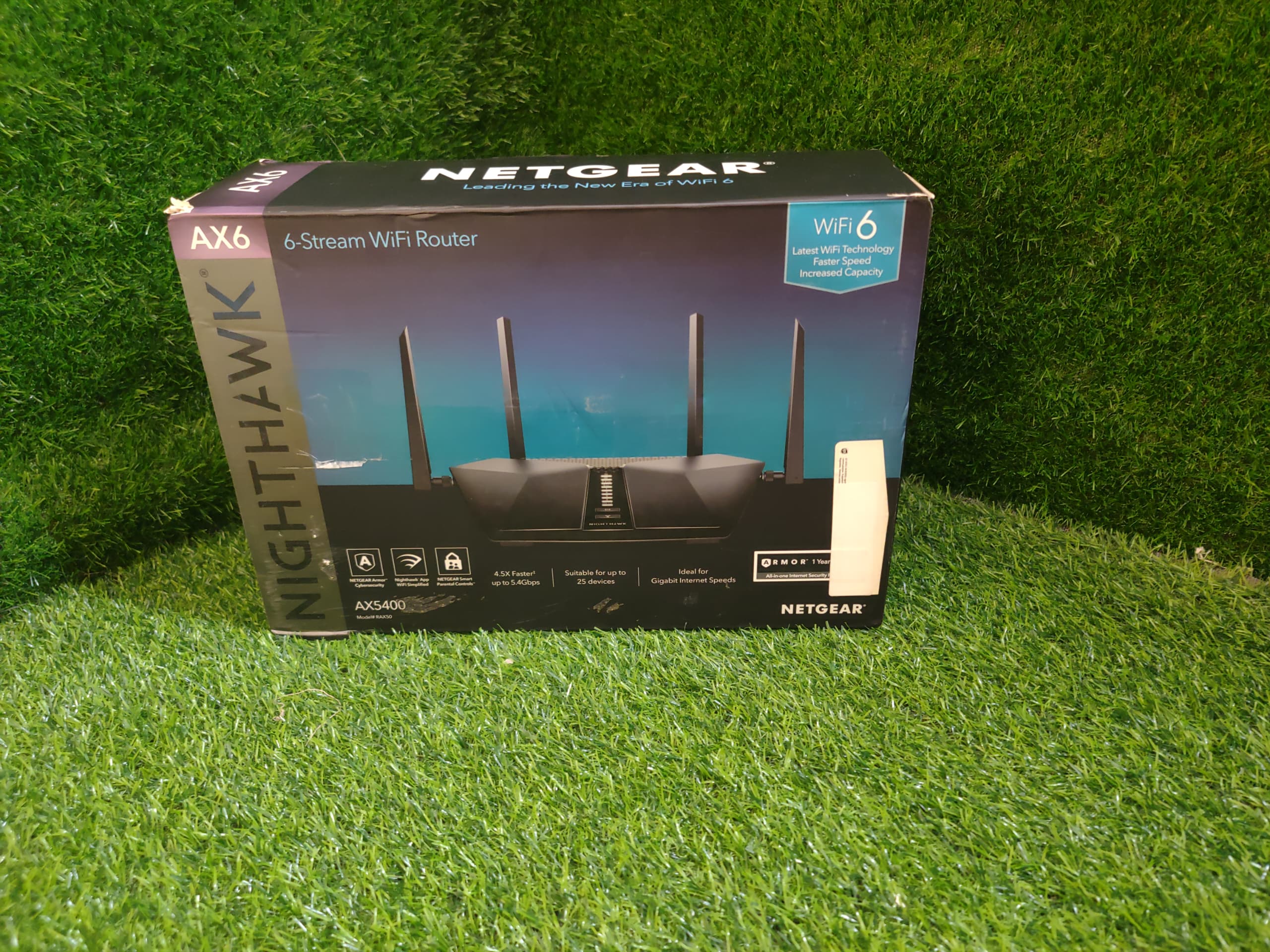 consolas y videojuegos - Netgear Nighthawk AX6 6-Stream AX4300 WiFi 6 Route