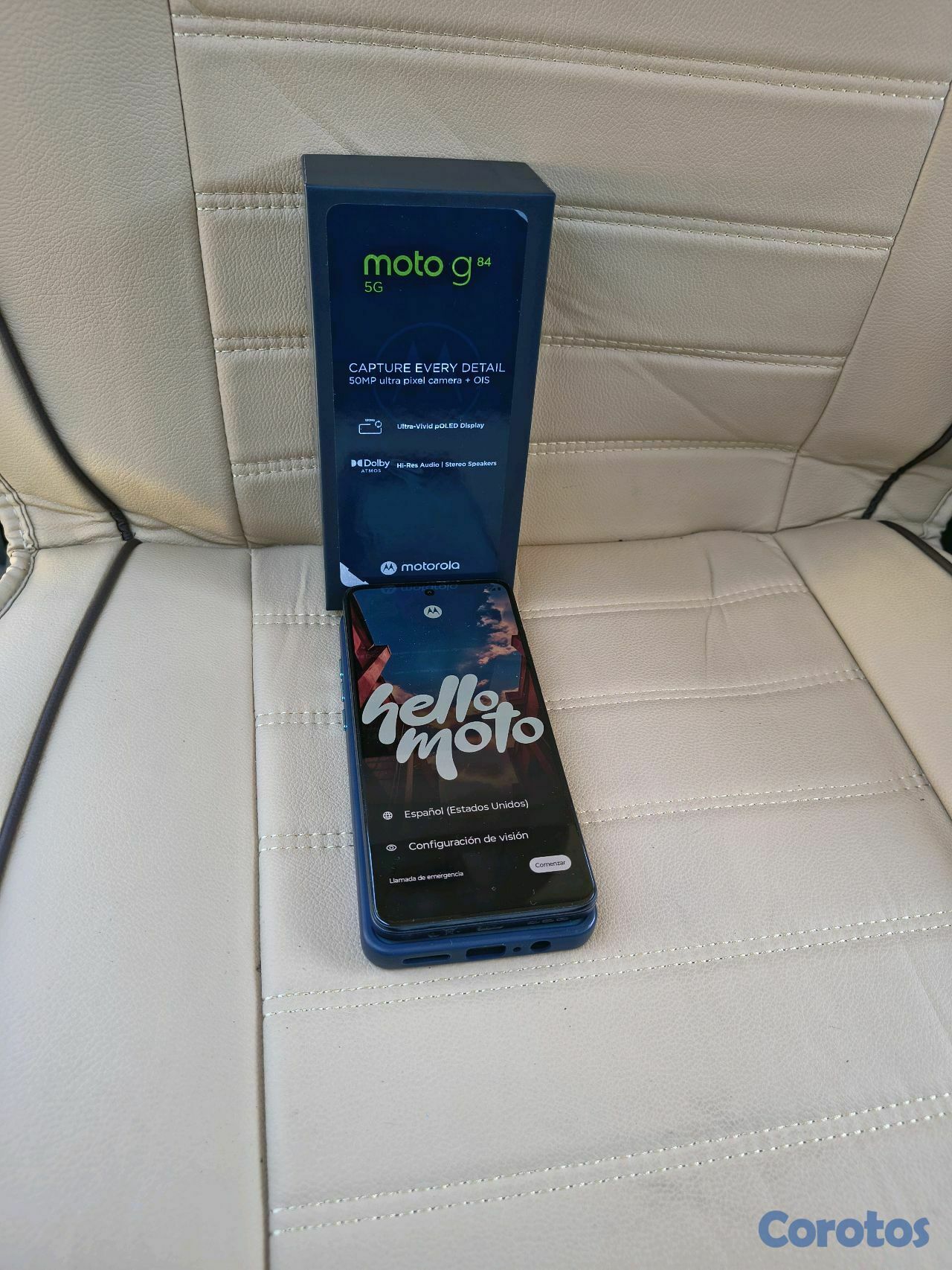 celulares y tabletas - Se vende Motorola g84 con 3 meses de uso 3