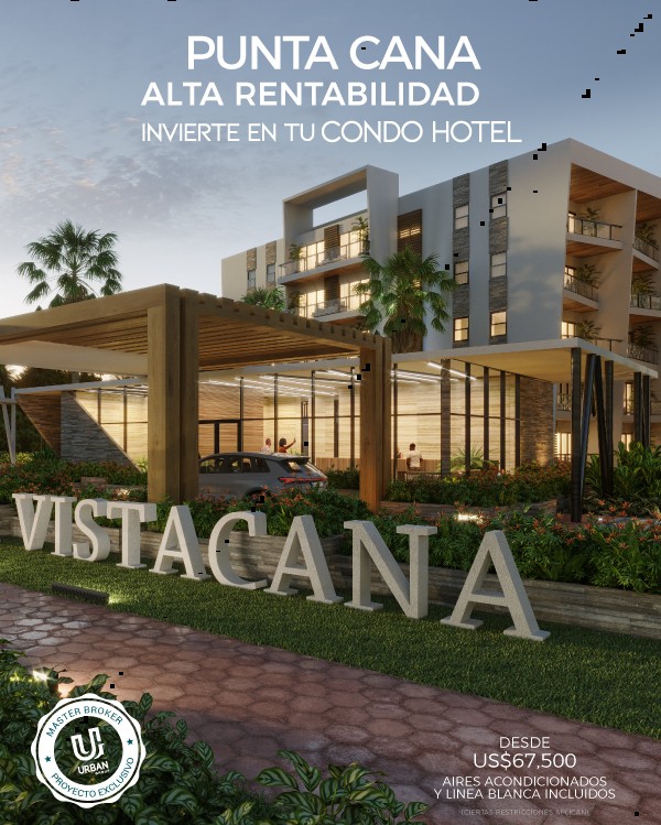 casas vacacionales y villas - Condo Hotel Punta Cana (Vista Cana )