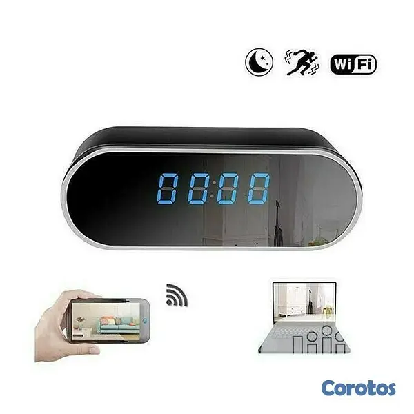 camaras y audio - Camara wifi tipo reloj recargable 2