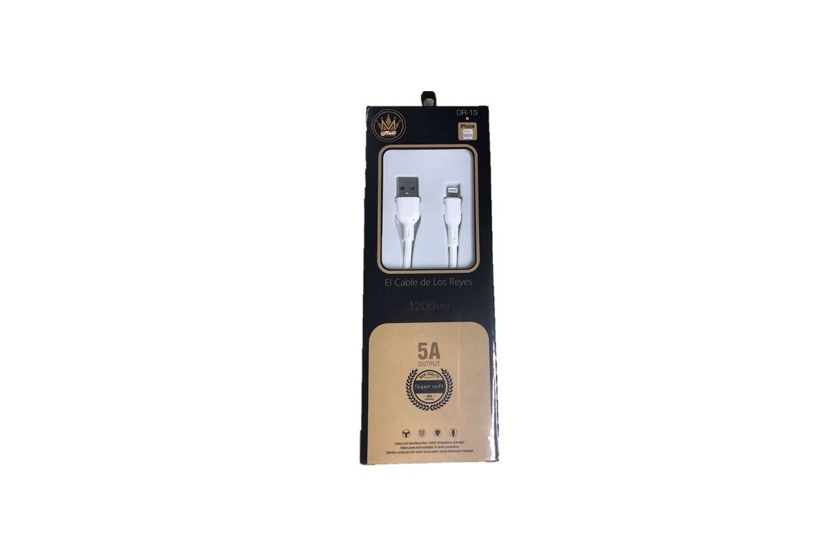 accesorios para electronica - Cable USB iPhone marca MELL - 3 meses de garantia
