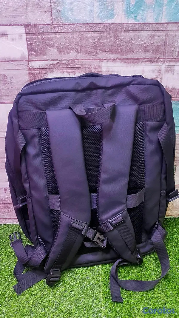 carteras y maletas - Mochila expandible multifuncional con compartimento para laptop y ropa  4