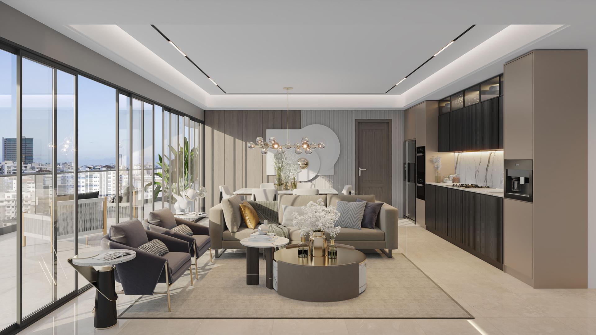 apartamentos - APTOS DE LUJO EN VENTA, ENSANCHE NACO. 4