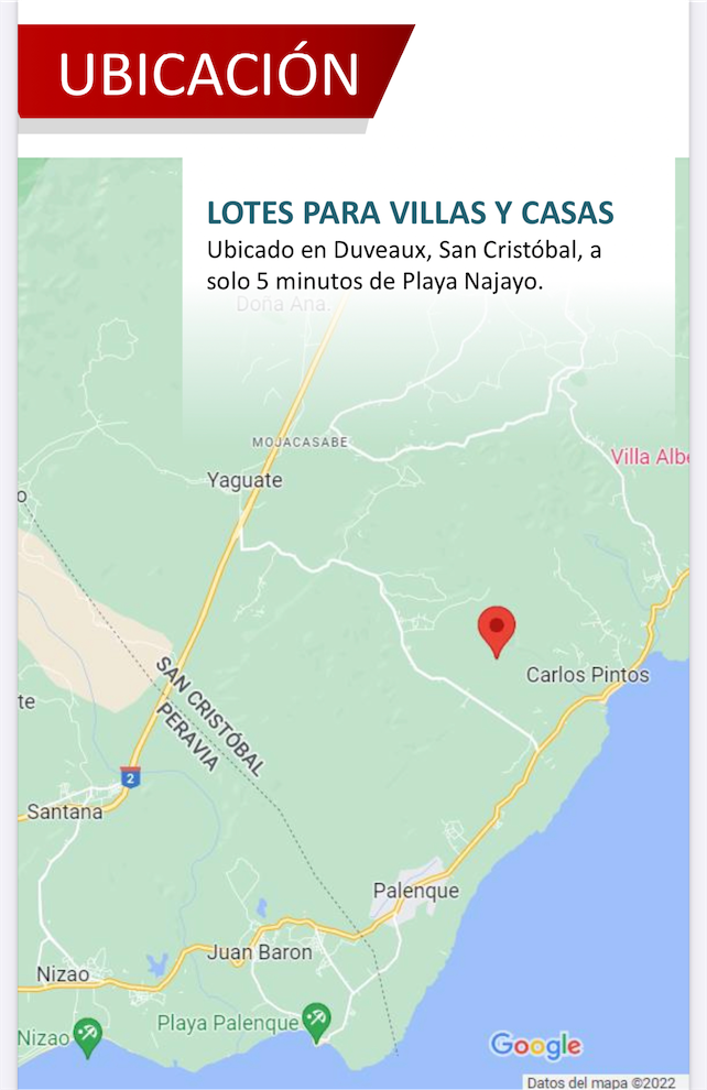solares y terrenos - Venta de solares en san Cristobal a 5 minutos de la playa complejo vacacional 1