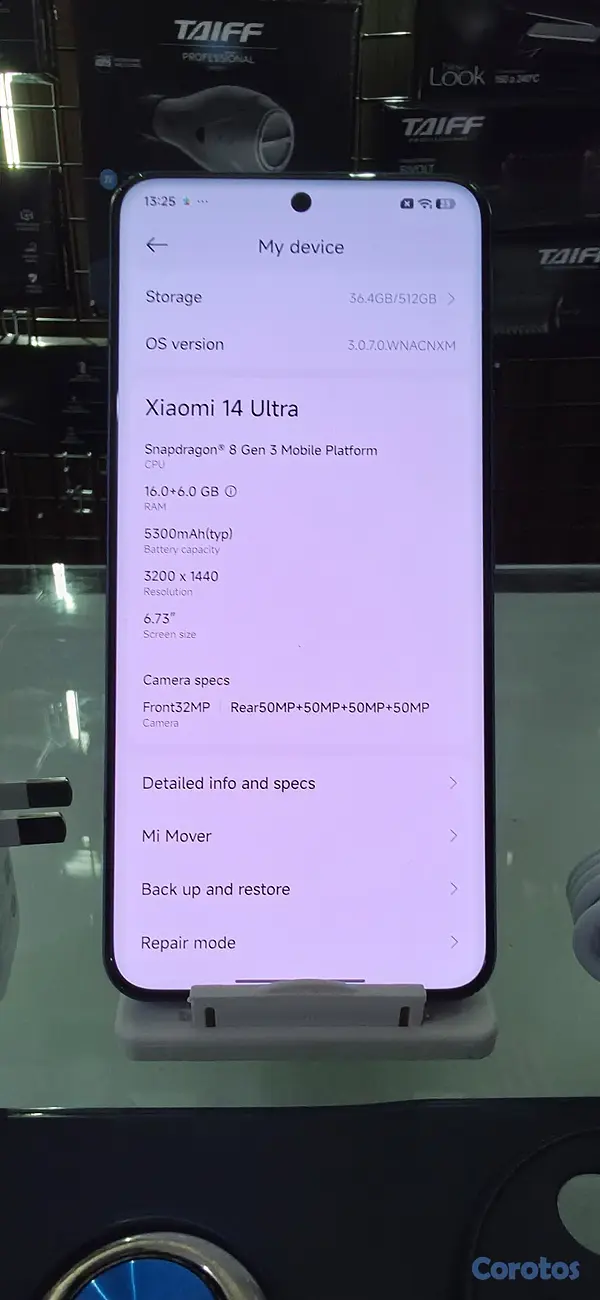 celulares y tabletas - Xiaomi 14 Ultra 512GB 16GB Ram Azul internacional 3
