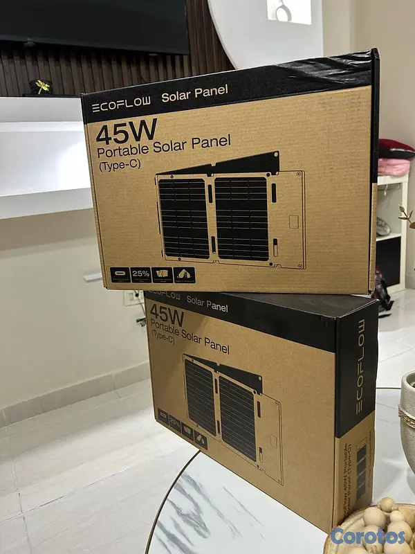 celulares y tabletas - paneles solar Ecoflow 45W  3