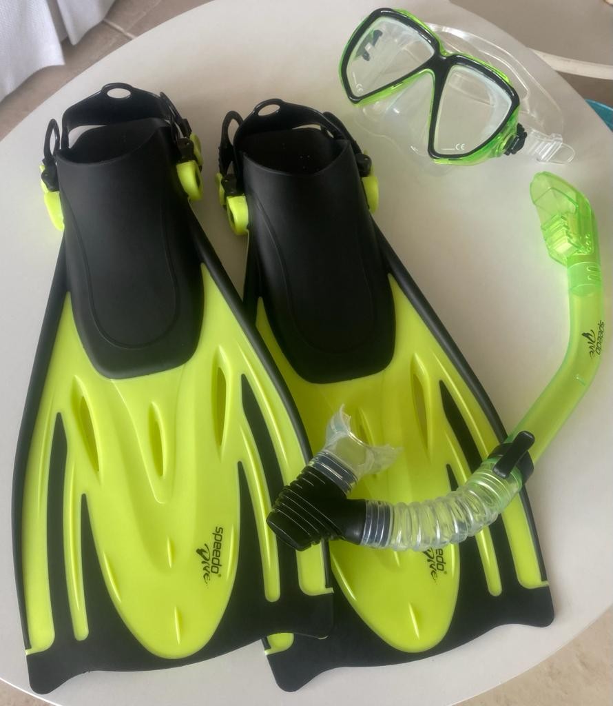deportes - Kit Buceo mascara, snorkel y chapaletas adulto Speedo Dive