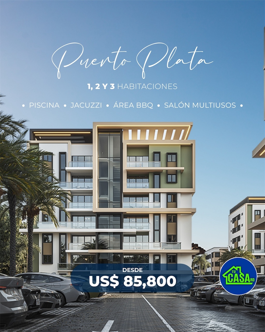 apartamentos - Apartamentos en planos con ascensor frente a playa dorada, Puerto Plata 🤩🔝 1