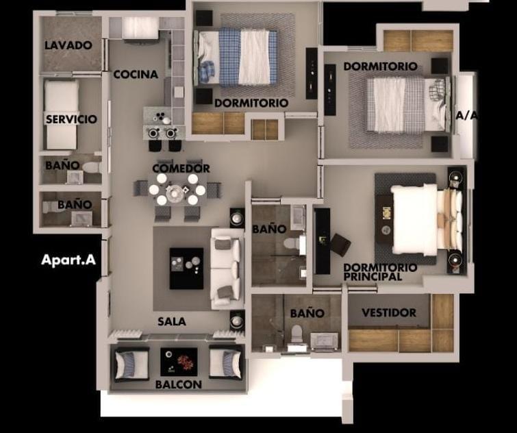 apartamentos - Apartamento de 3 Habitaciones en Alfimar de la Independencia 6