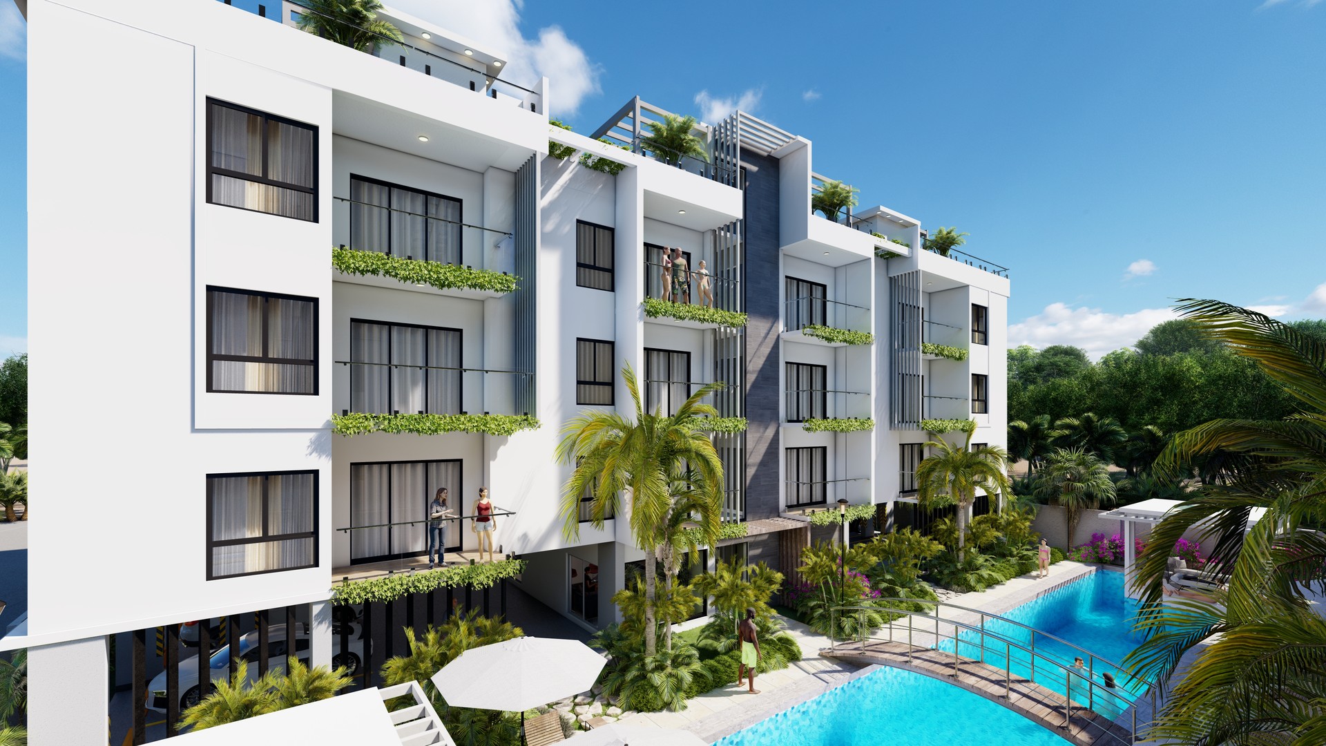 apartamentos - Venta de  apartamentos en PALM BEACH BAVARO 1