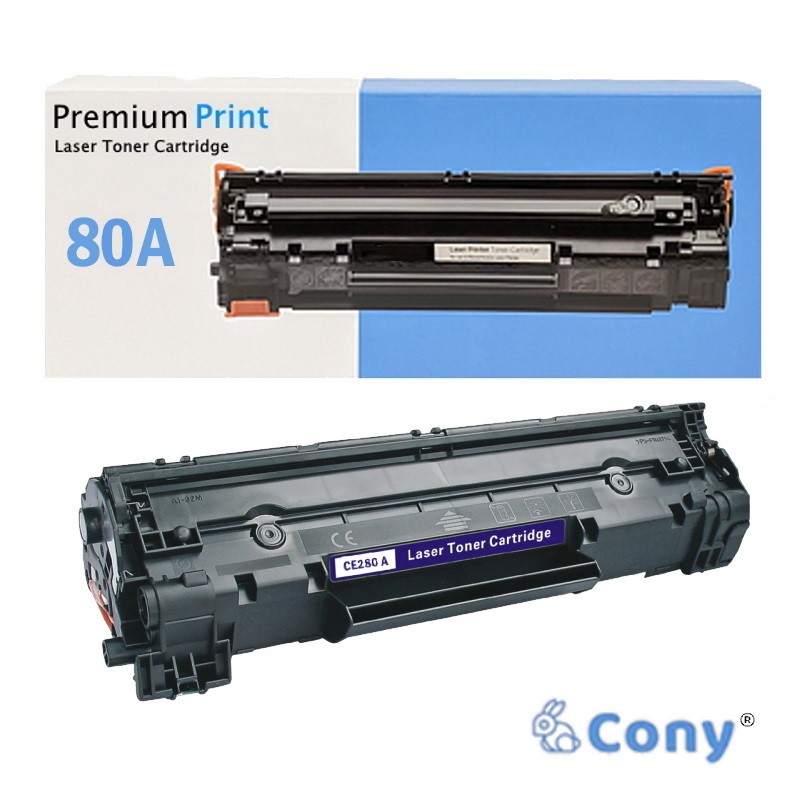 impresoras y scanners - TONER CONY 80A NEGRO LASERJET GENERICO (CF280A)