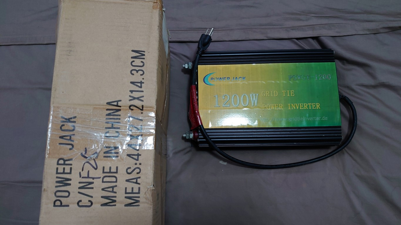 plantas e inversores - Inversor de inyeccion solar o grid tie 1200w