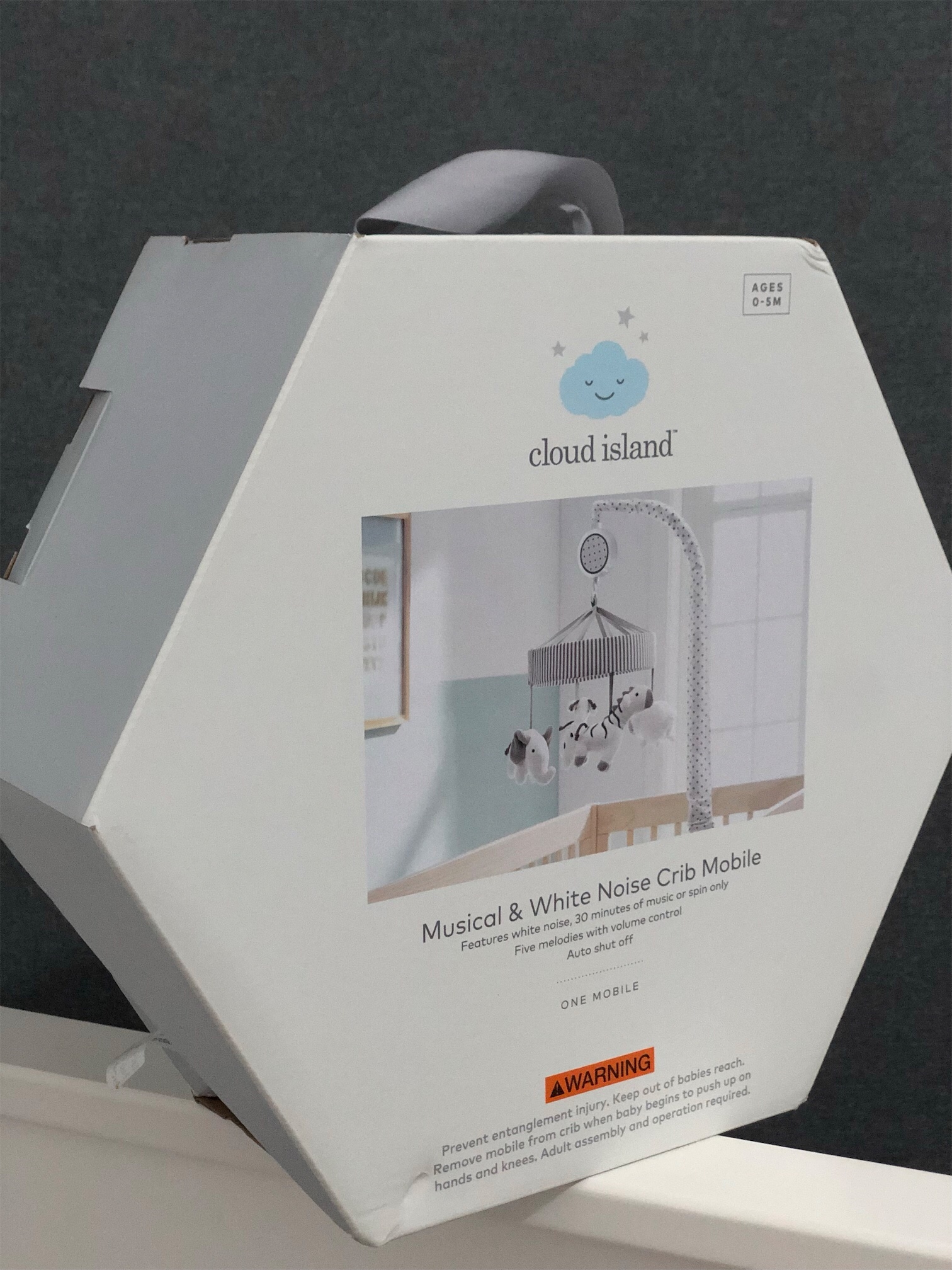Movil para bebes cloud island animales de la selva con 5 melodias y ruido blanco