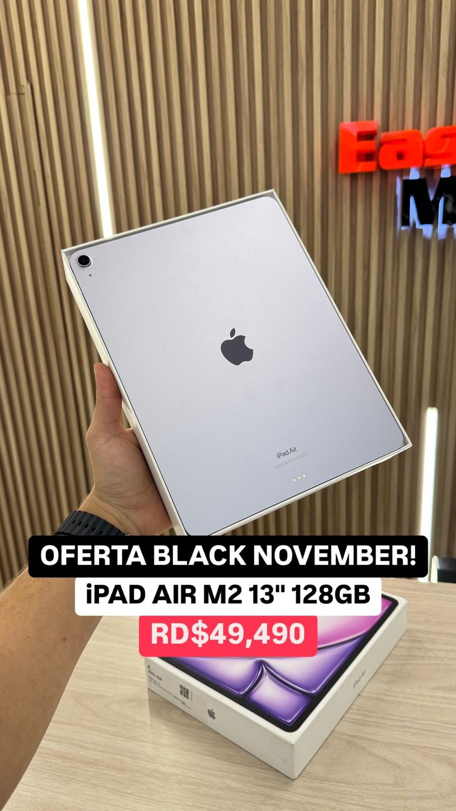 celulares y tabletas - iPAD AIR M2 13'' 128GB OPEN BOX  0