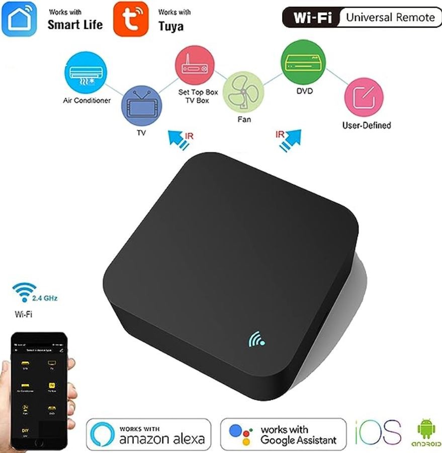 accesorios para electronica - Control remoto inteligente universal, controla tu dispositivos a traves de Wifi 1