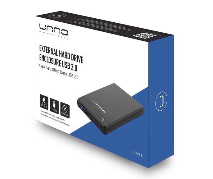 accesorios para electronica - Caja de disco duro externo USB 2.0 - Enclosure