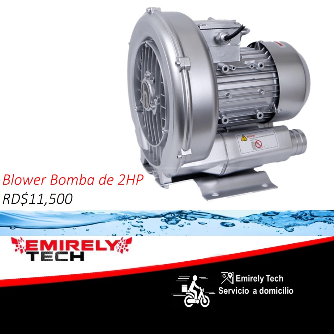 equipos profesionales - Bomba de oxigeno para peces Blower aireador de 2hp