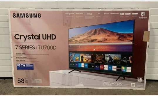 tv - Televisor Samsung Smart tv 58 Pulgadas 4K Serie 7 Crystal UHD led