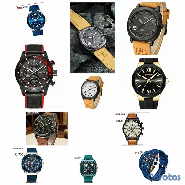 joyas, relojes y accesorios - Relojes curren y Poedagar Originales  3