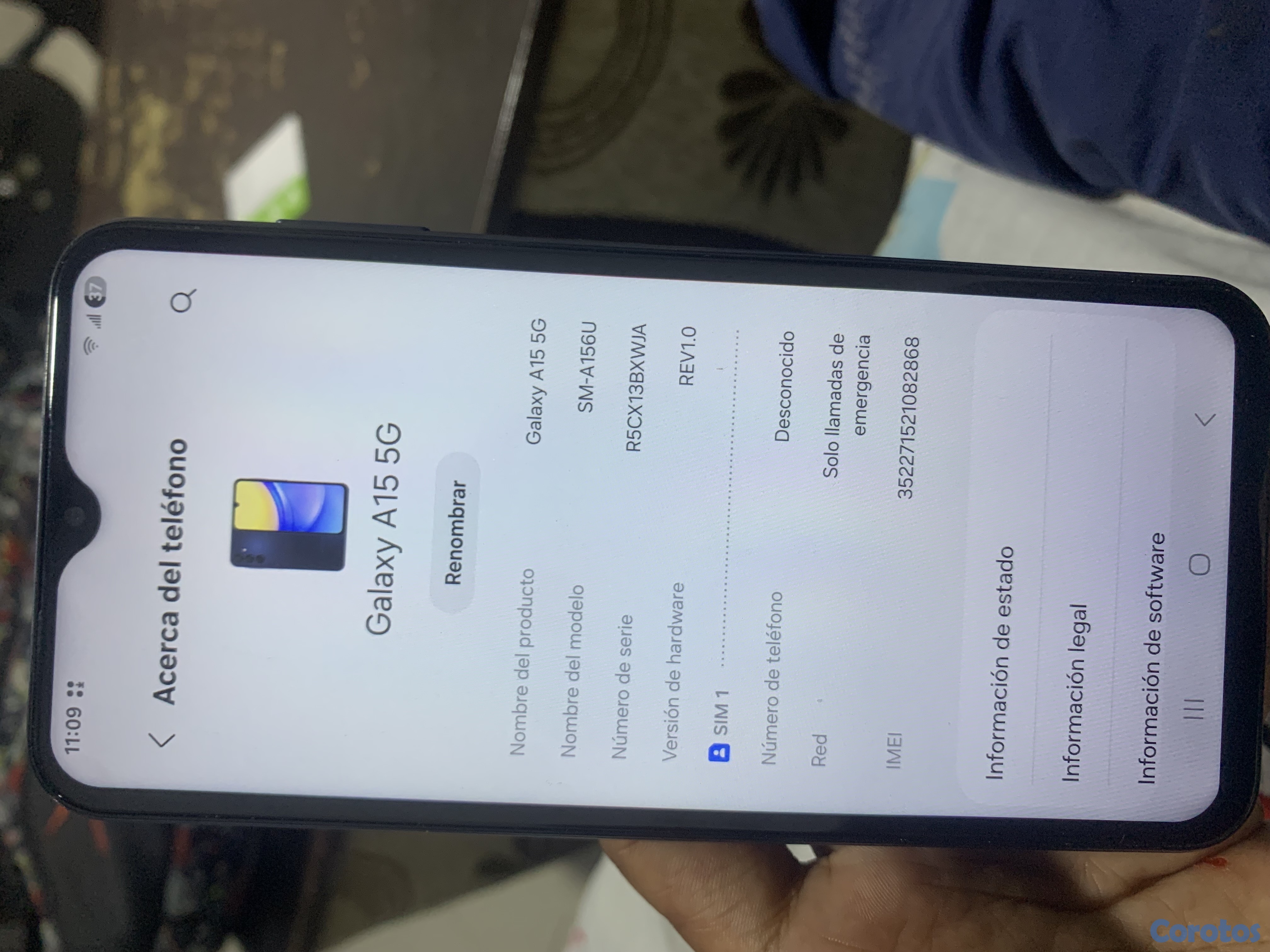 celulares y tabletas - Samsung galaxy A15 5G 4