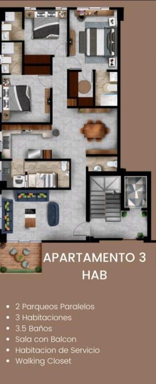 apartamentos -  apartamento en venta en el sector de Renacimiento Santo Domingo 9